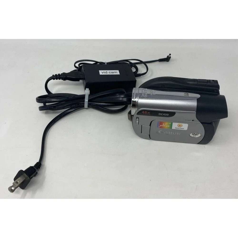 Canon DC420 Mini DVD Digital Camcorder Model 48x Advance Zoom 2000 Digital Zoom